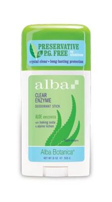 Alba Botanica Stick Deodorant Aloe Unscented 2 OZ